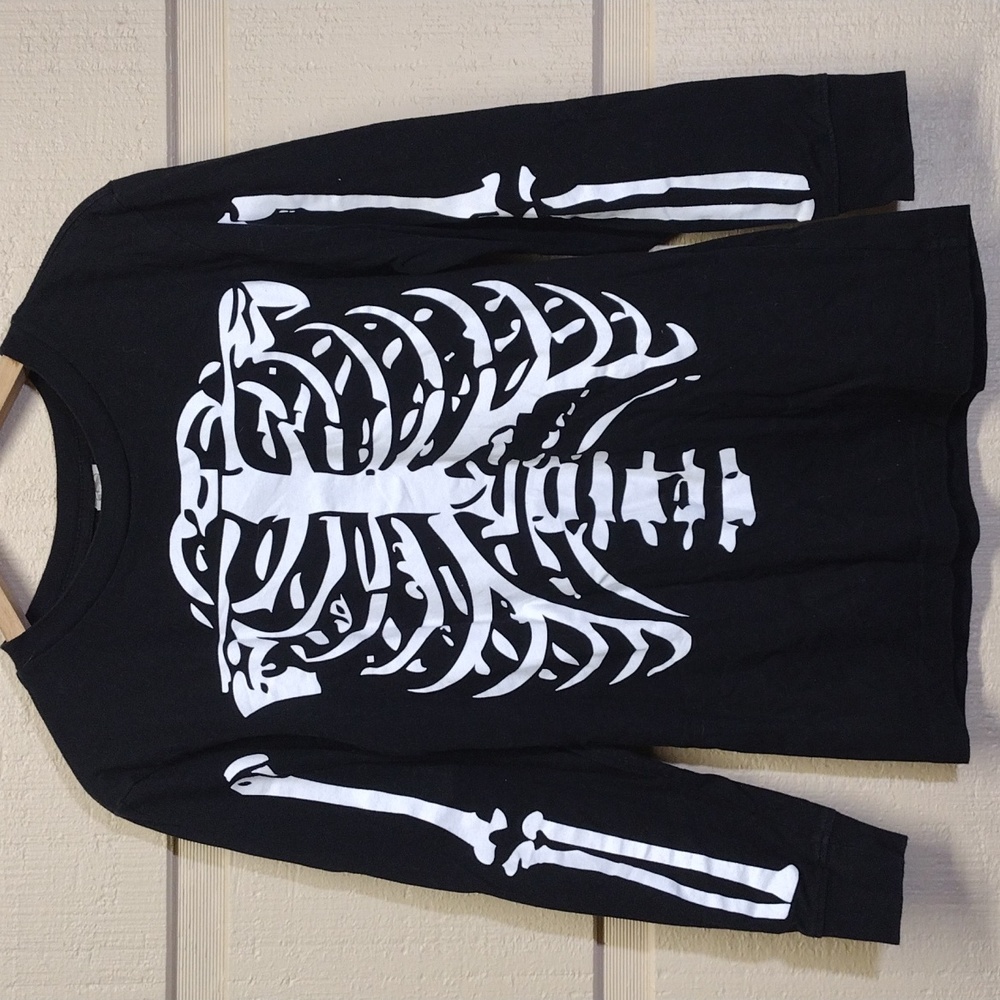 Skeleton graphic tee S